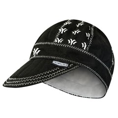 YESWELDER FR Cotton Welding Cap 8-Panel Reversible 8 oz Flame Retardant Black