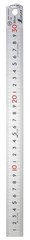 SHINWA Sokutei Pick Up Ruler 30cm Silver with Red Number Stainless Steel 13134
