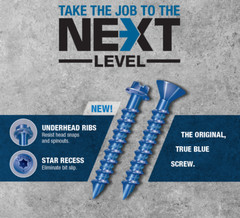 Tapcon 3/16″ x 2-3/4″ Hex Head Concrete Anchor Screws 3145407 | 100 Pack | Drill