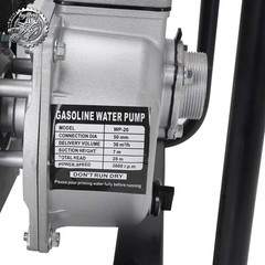 6.5 HP 4-Stroke Gas-Powered Water Transfer Pump 2″ 212CC 158GPM Semi-Trash Pump