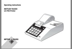 Mettler Toledo LC-P45 (LC P45) Lab Scale/Balance Printer for Physical Laboratory