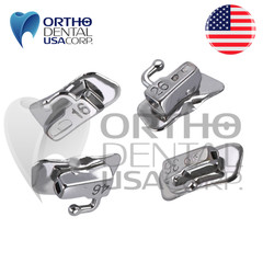 50 Sets 200 Dental Orthodontic Buccal Tube 1st 2nd Molar Roth/MBT 022 Mesh Base.