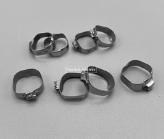 320pc Dental Plain Molar Bands Buccal Tubes Orthodontic 1st Roth MBT 022 #34-41+