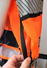 RADIANS HIGH VISIBILITY Surveyor Two Tones Orange Safety Vest Mesh front & back