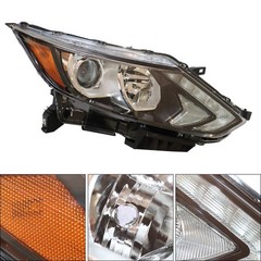 Halogen Headlight 2017-2019 Nissan Rogue S SL SV Sport 260606Ma0A Passenger Side