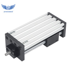 100mm Dual Optical Axis Manual Sliding Table Ballscrew SFU1605 Linear Guides