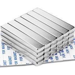 Powerful Neodymium Bar Magnets N52 33 LB Strength 60x10x5 mm Pack of 24