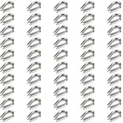 Favordrory 50 PCS M2 Stainless Steel Thimble for 3/64 Inch and 1/16 Inch…