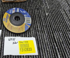 (QTY 5) Norton 66252843328 4-1/2×1/4×7/8″ NorZon Plus SGZ CA/ZA Grinding Wheel