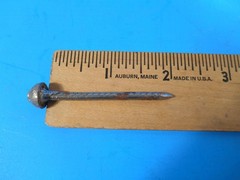 2 Pounds Vintage 2″ Filshie Lead Head Barb Shank Roofing Nails
