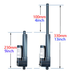 DC 12V Electric Linear Actuator Cylinder Lift 3000N 675lbs Stroke 2″~40″ Fast