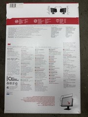 3M Frameless Blackout Privacy Filter for 23 in. Monitor PF230W9B 16:9 Ratio New