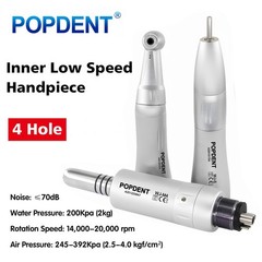 NSK Style Dental Slow Speed Handpiece E-Type Inner Water Spray 4-Hole Air Motor