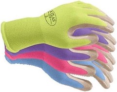 370 Nitrile Grip Coated Work Gloves – Assorted Colors, 4-Pack for Versatile Use
