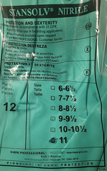 MAPA Nitrile Gloves Size 11 A-10 StanSolv Pack of 12 Pair