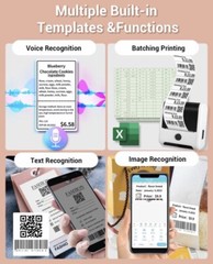 Phomemo M200 Label Maker, Bluetooth Thermal Printer, Android & iOS, Machine Only