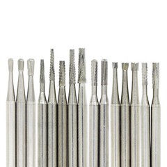 10-100 pcs Dental Tungsten Steel Carbide Crown Metal Cutting Burs For High Speed