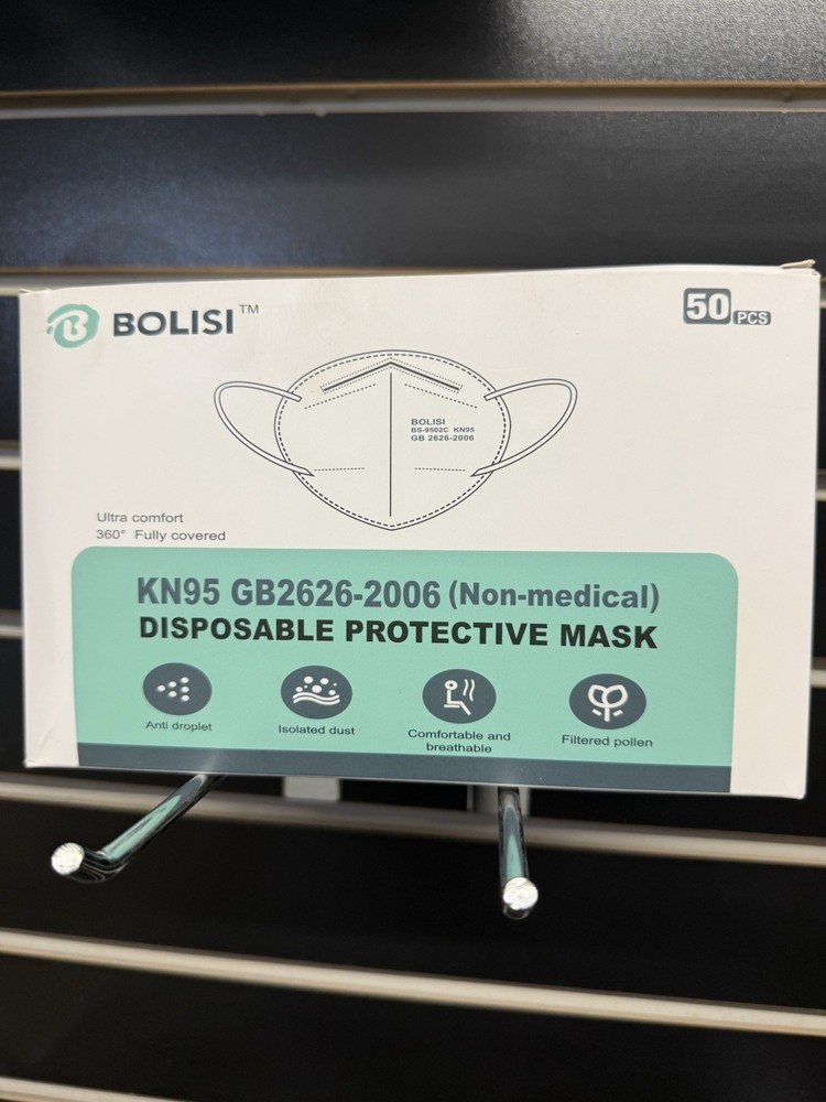 Bolisi KN95 GB2626-2006 Disposable Protective Mask 50 Pack