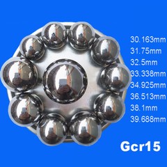 Solid Gcr15 Steel Ball Bearings Precision 30.163 31.75 33.338 34.925 – 39.688mm
