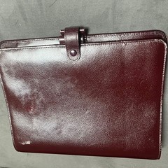 Vintage Filofax Professional Oxblood Burgundy A5 Real Leather 9 Ring No Inserts