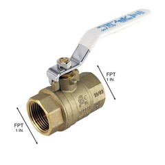 Apollo 1 in. Lead Free Brass FNPT x FNPT Full-Port Ball Valve