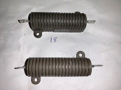 Dale wire wound 900 Ohm 40 Watt Black Resisters Quantity Of (2) *NEW*