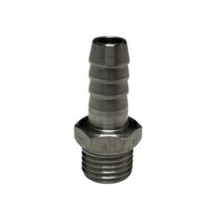 M14X1.5 Male Thread To 10mm 3/8” Hose Barb Stainless Steel Fitting Adapter