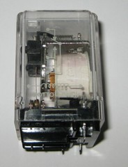 120 VAC – 10 A SPDT See Through NTE Relay – 120V AC Coil – 28VDC 10A 5 Terminal