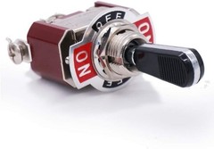 Heavy Duty Rocker Toggle Switch 16A 250V SPDT 3 Position ON Off ON Black Handle