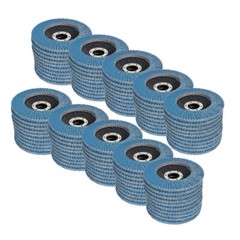 100Pack 4-1/2″×7/8” 40 Grit T29 Premium Zirconia Flap Disc Sanding Grinding US
