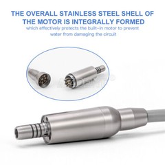 AZDENT Dental LED Brushless Electric Micro Motor /1:1 Fiber Optic LED Handpiece