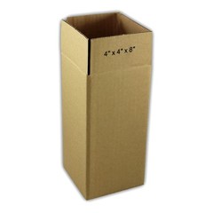 10 EcoSwift 4x4x8 Corrugated Cardboard 4.00 x x 8.00 Inches”, Brown