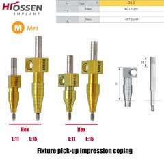 Fits Osstem Hiossen Dental Locator /Healing Abutments M/R Impression Lab Analog