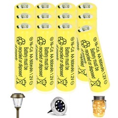 Betmaxful 12 Packs 1.2V NI-CD AA 800mAh Nickel Cadmium Rechargeable…
