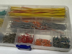 AUSTOR 560pc Breadboard Jumper Wire Kit –24AWG Preformed U-Shape w/ Storage Box