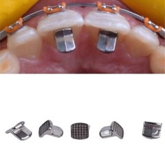 50Pcs Dental Orthodontic MIM Bite Turbos Tongue Tamers Monoblock Bondable Hinge