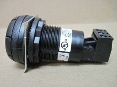 AUER 812510310 Black ESV Panel Mount Buzzer 120Vac IP65 80dB