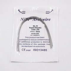 10 Pcs Dental Orthodontic Super Elastic Niti Arch Wire Round 012-020 Upper Lower