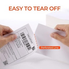 Fanfold 4″ x 6″ Direct Thermal Labels Perforated for Zebra Rollo MUNBYN Printers