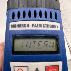 Monarch Palm Strobe X PSX Portable Stroboscope *OLD BATTERY & INTERN LOCK*
