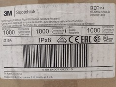 Lot of 50 Genuine 3M 314 Scotchlok Self Stripping Moisture Resistant Connector