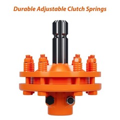 For Tractor PTO Slip Shafts, 1 3/8″ 6 Spline Smooth Round Ends Clutch