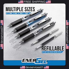 4 Pack Purple Gel Pens with Smooth Liquid Gel Ink for Writing
