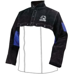 Revco Black Stallion Color Block Leather Cape Sleeves w/Bib (Medium) (JL1021-BB)