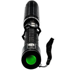 Flashlight Stun Gun Rechargeable Security Aluminum Twist of Fate 19″