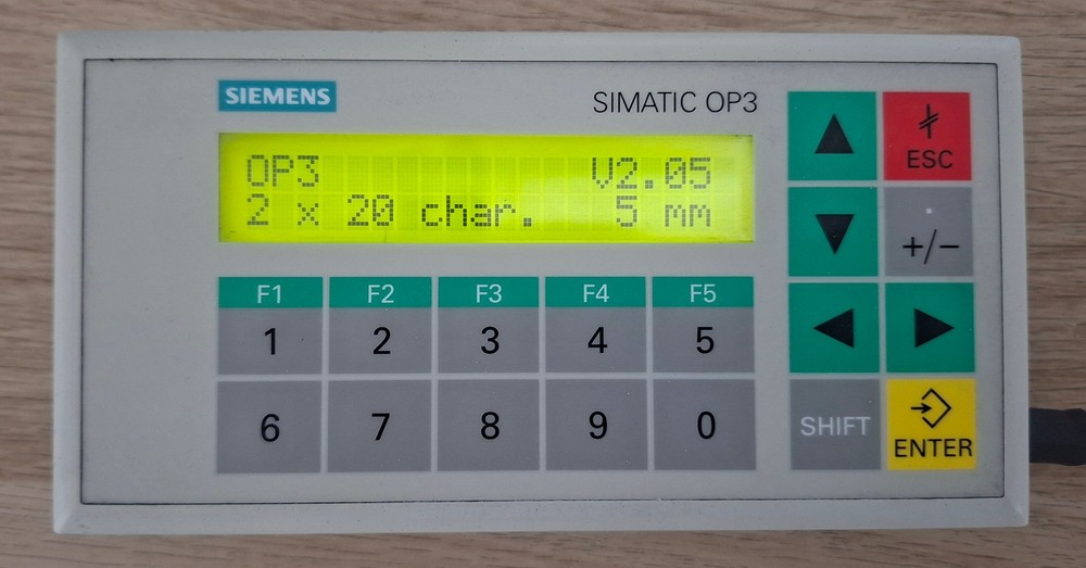 SIEMENS SIMATIC OP3 6AV3503-1DB10