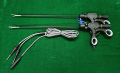 2pc Laparoscopic Bipolar Fenestrated 5mmx330mm with Cable Reusable Instruments