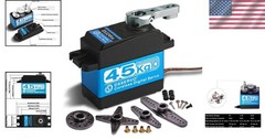 45KG High Torque Coreless Servo Motor with Stainless Steel Gear – 180 Degrees