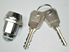 NEW Lowe & Fletcher Cam Lock Housing w/ 2 Keys 16/19mm Body 20mm Housing Length