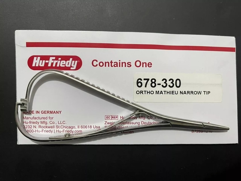 Lot of 3Pcs HU FRIEDY Mathieu Narrow Tip Orthodontic Plier | 678-330